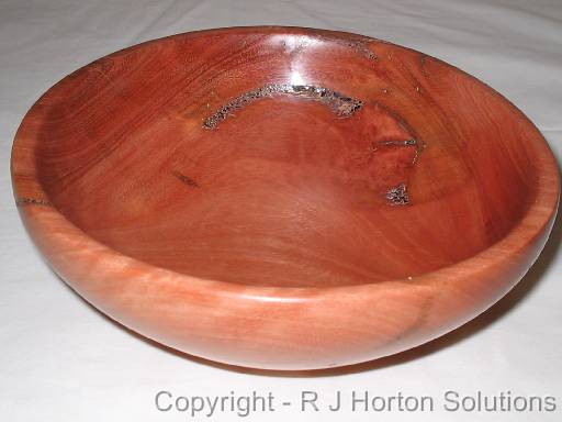 Red Mahogany Size 21cm (8,25in) Deep Bowl - $A75